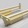 ICI JANTA CLOTH FOLDER. BRASS CLOTH FOLDER